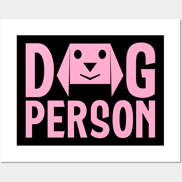 Dog Person Wall Art by colorsplash